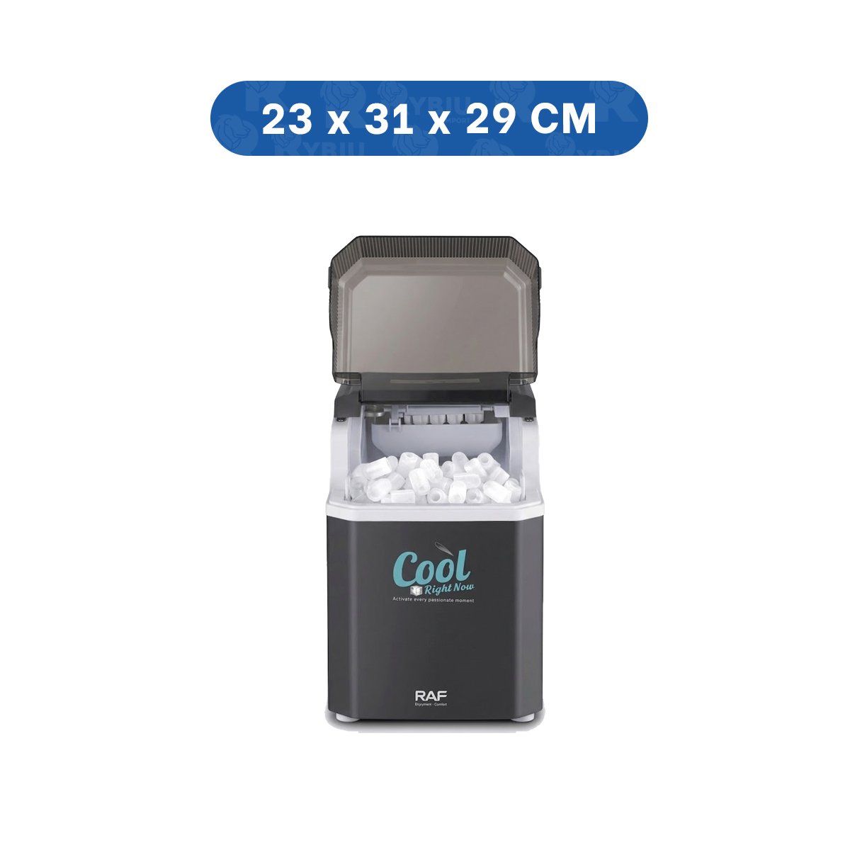 PROCESADOR DE ACERO INOXIDABLE NEGRO DE HIELO PARA COCINA Y OFICINA LOCAL YPAPEL REGALO - 4