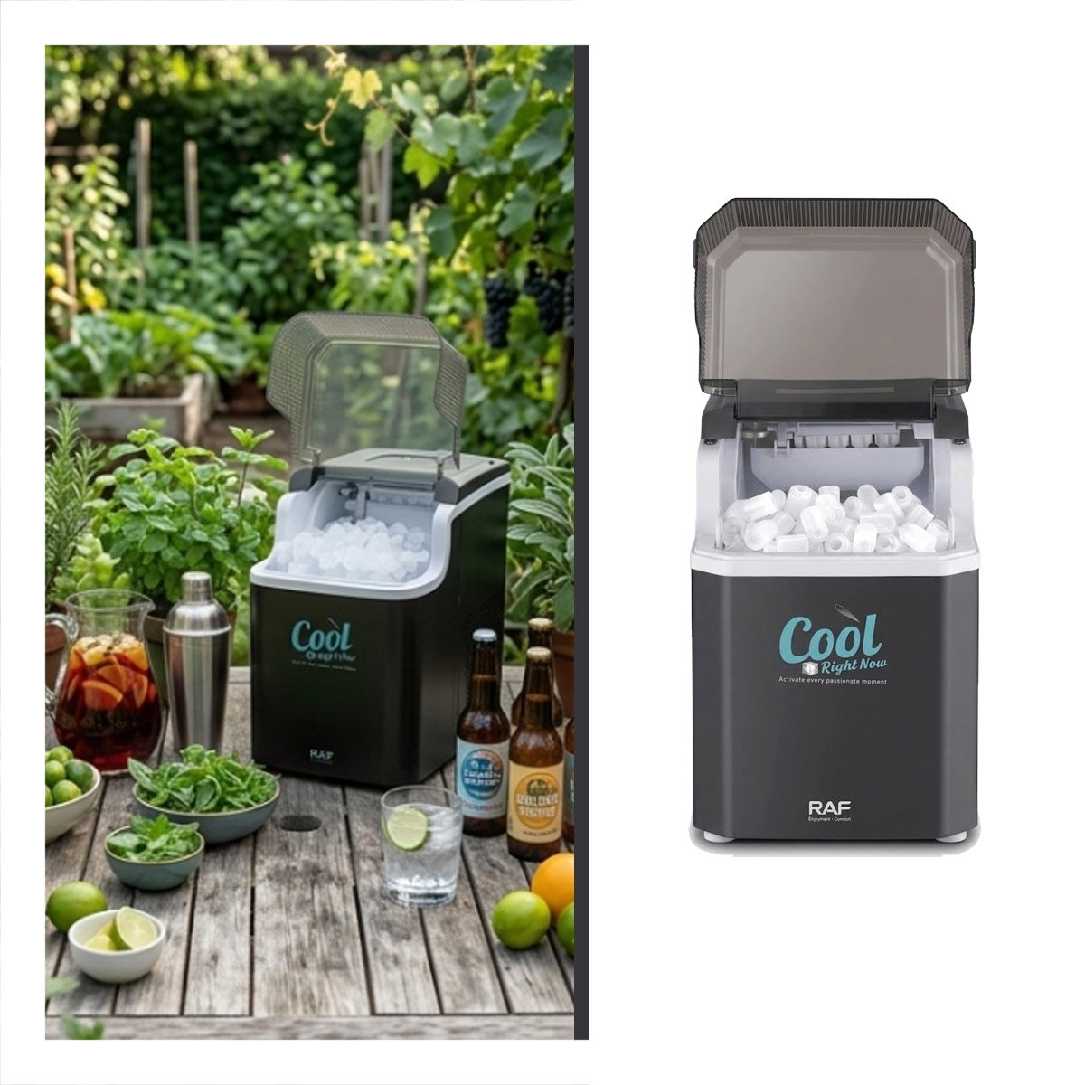 PROCESADOR DE ACERO INOXIDABLE NEGRO DE HIELO PARA COCINA Y OFICINA LOCAL YPAPEL REGALO - 5