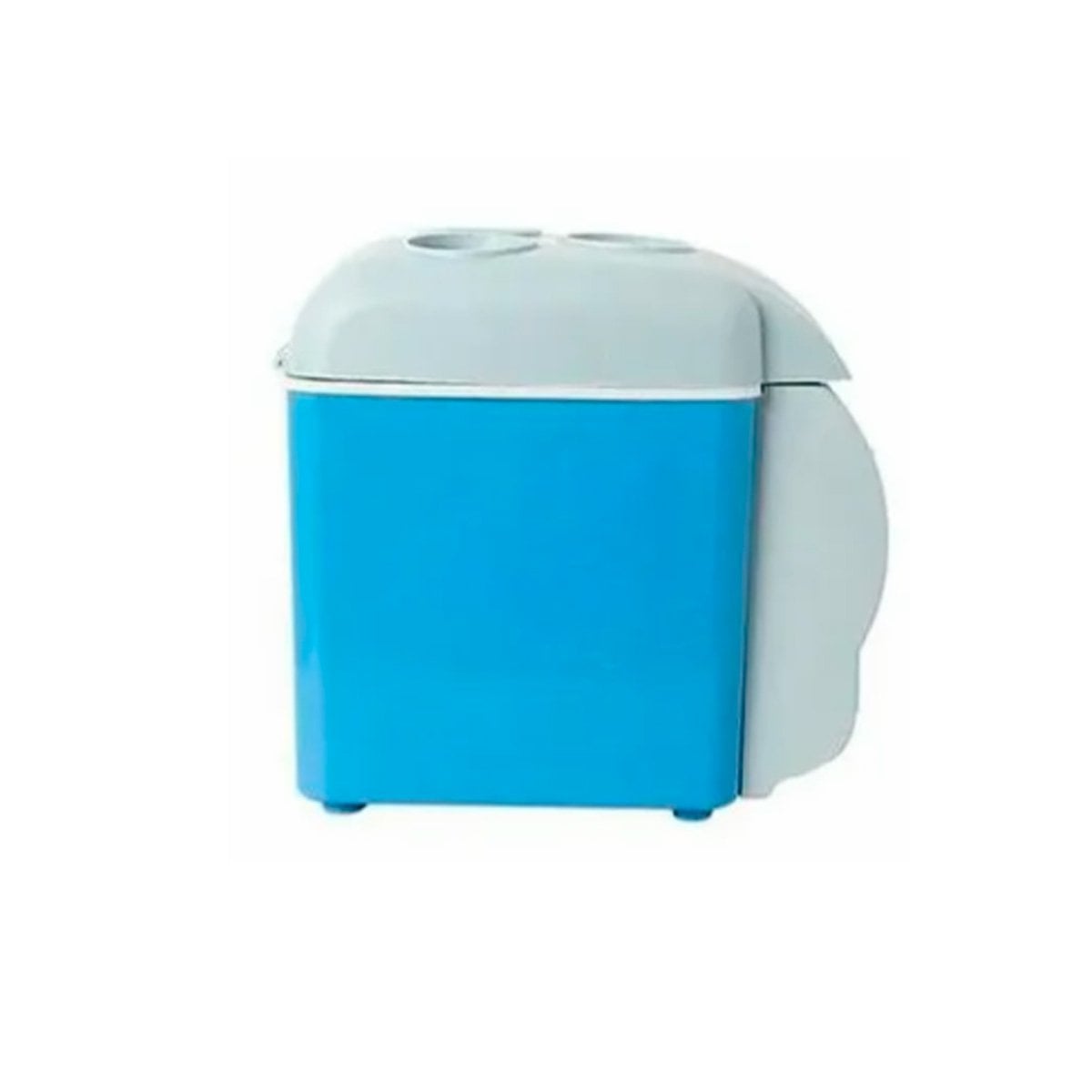 NEVERA DE AUTO 7.5L PARA BEBIDAS Y ALIMENTOS EN COLOR AZUL PARA PASEOS YREGALO STICKER - 1