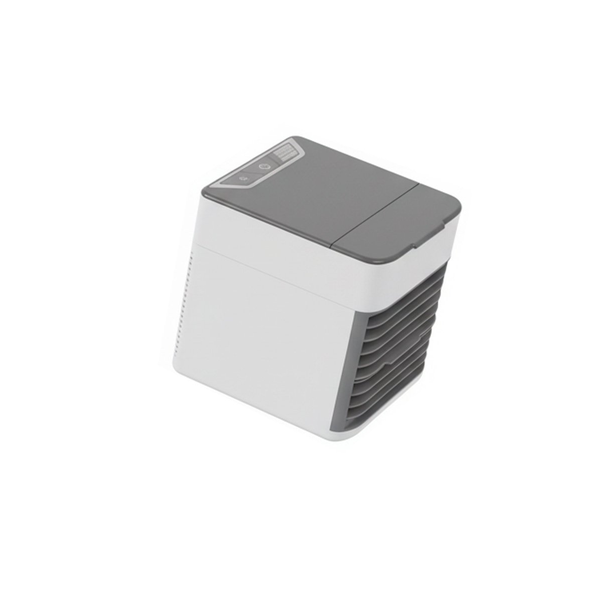 VENTILADOR AIRE MODERNO BLANCO DE PLASTICO PARA CASA CON SISTEMA FRESCO YREGALO STICKER - 1