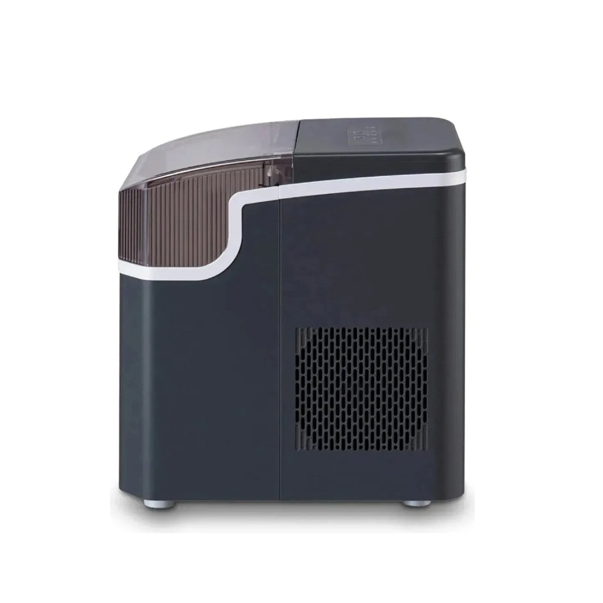 GENERADOR DE HIELO NEGRO DE ACERO INOXIDABLE CON TECNOLOGIA DE ALTA CALIDAD YREGALO STICKER - 1