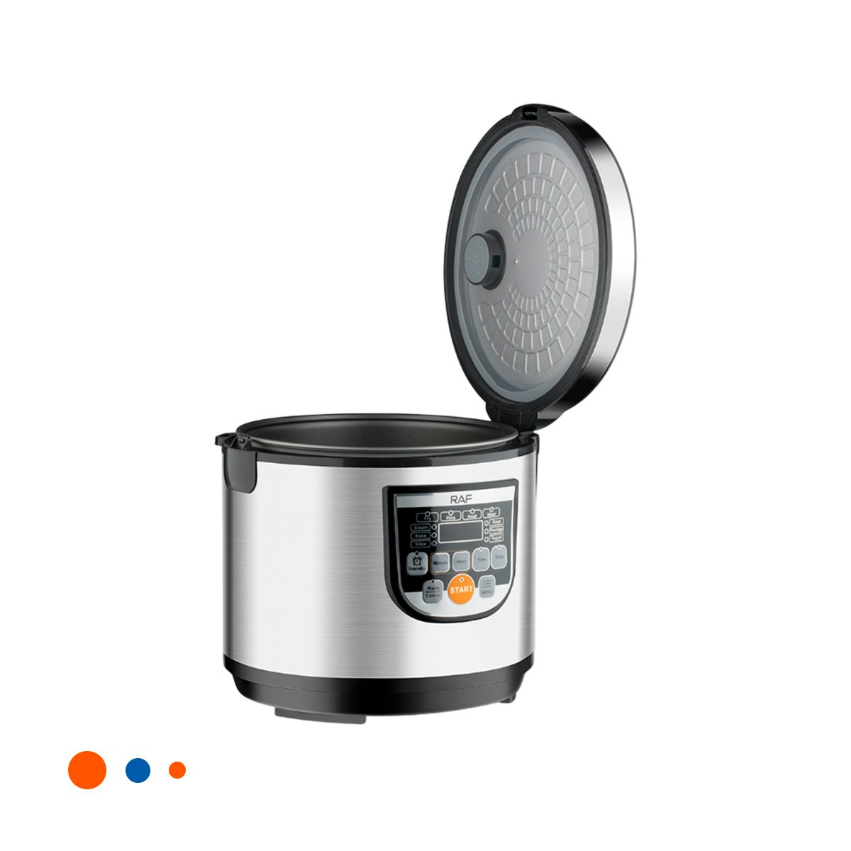 ELECTRODOMESTICO DE ACERO 5L PLATEADO CON FUNCION DE VAPORERA PARA COCINA YLIGAS REGALO - 5