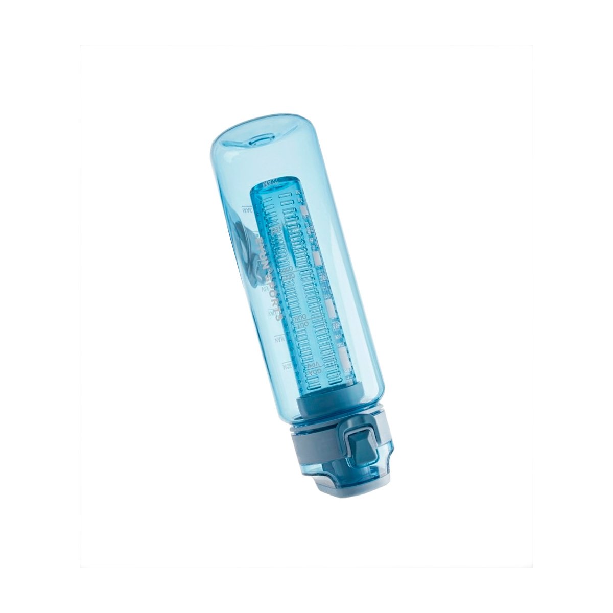 CONTENEDOR DE AGUA CON FILTRO 1000ML AZUL TRANSPARENTE PERFECTO PARA DEPORTE YLIGAS REGALO - 5