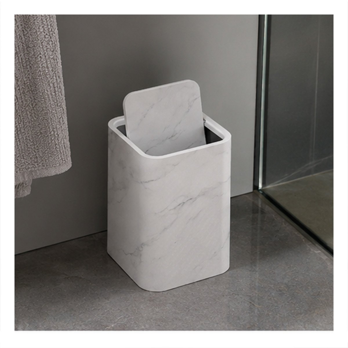 PACK6 RECOLECTOR PARA COCINA DESMONTABLE DE RESIDUOS COLOR BLANCO - 5