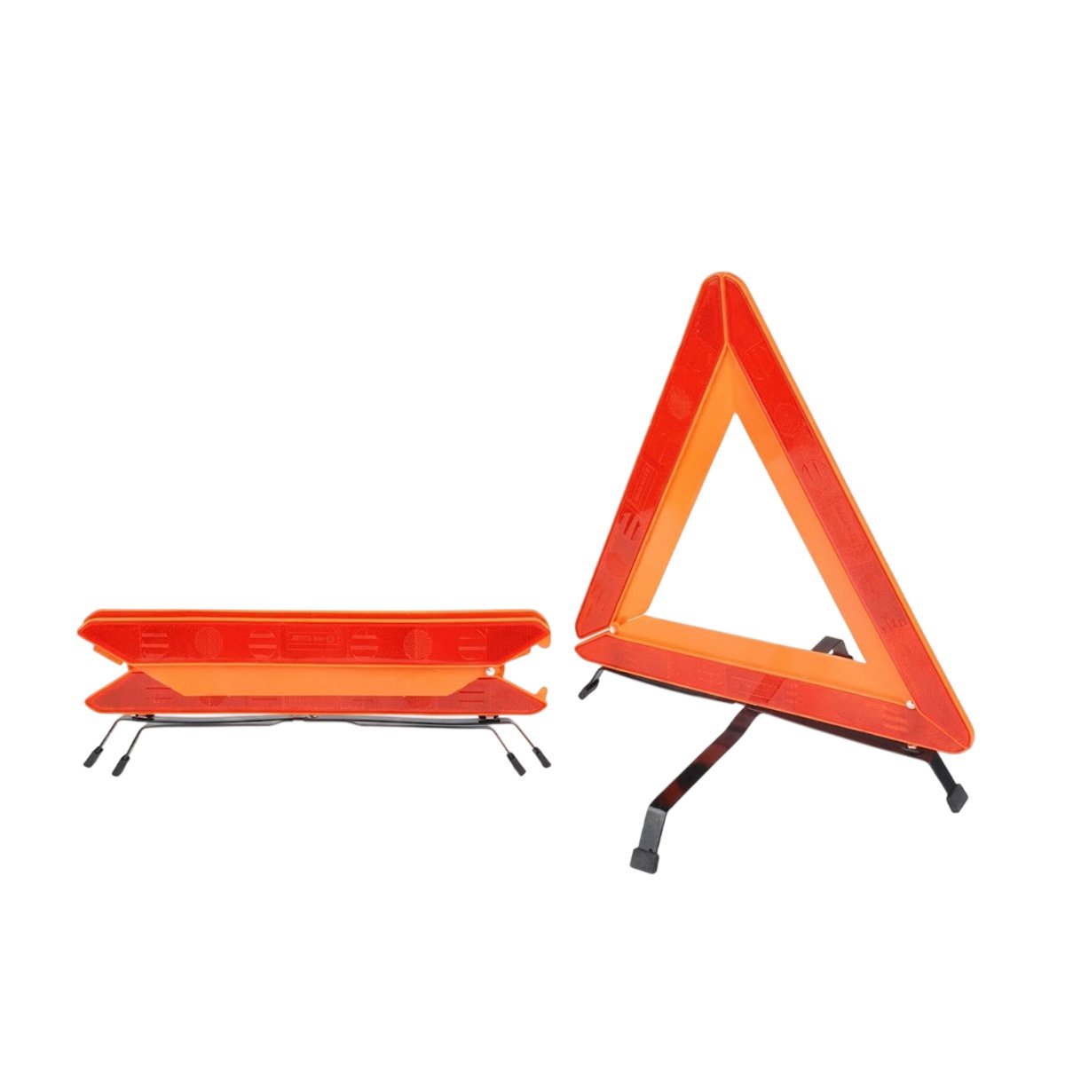PACK2 ADVERTENCIA PREVENTIVA COLOR NARANJA PARA USO VIAL 40 CM YREGALO STICKER - 2