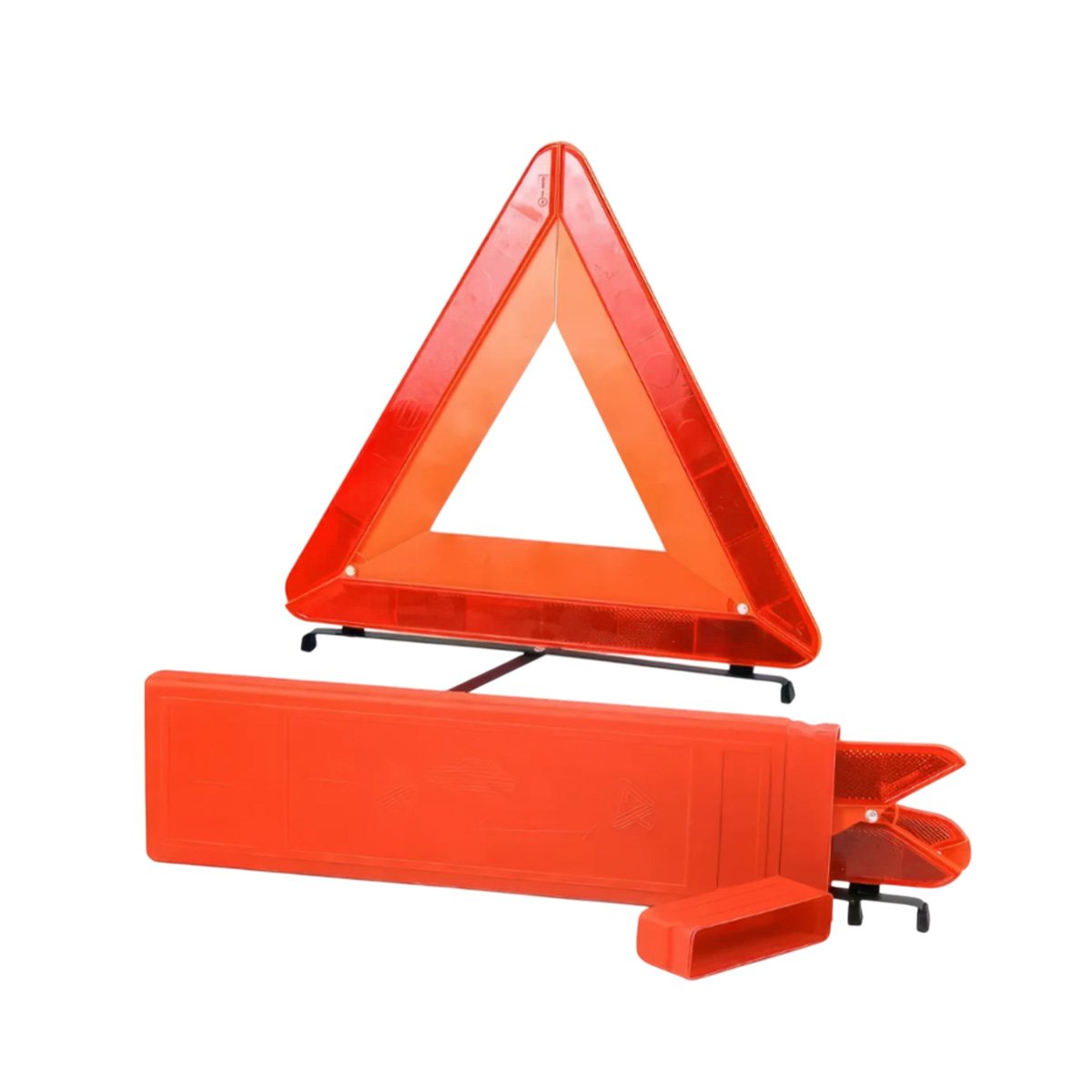 ADVERTENCIA DE SEGURIDAD VIAL NARANJA 40 CM PARA VEHICULOS YLIGAS REGALO - 5