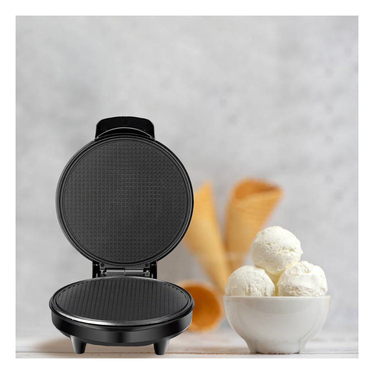 POSTRE CASERO PARA CONOS, GOFRES Y CREPES COLOR NEGRO EN HOGAR MODERNO YLIGAS REGALO - 3