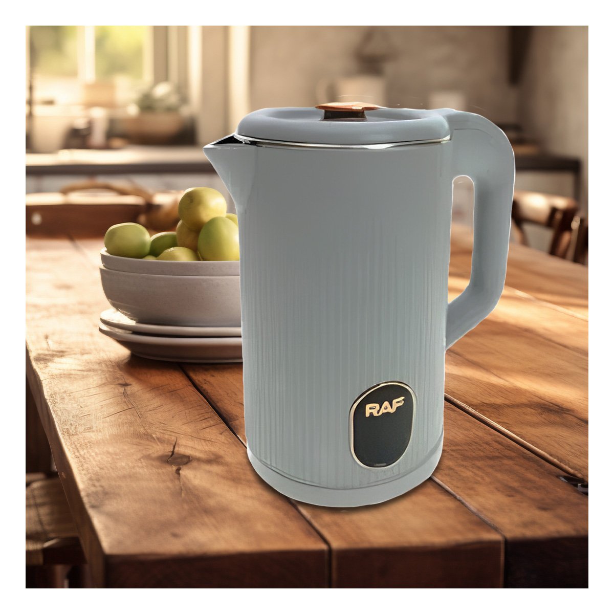 HERVIDORA ELECTRICA RAPIDA Y SEGURA 2L PARA COLOR PLOMO AGUA CALIENTE EN CASA - 3