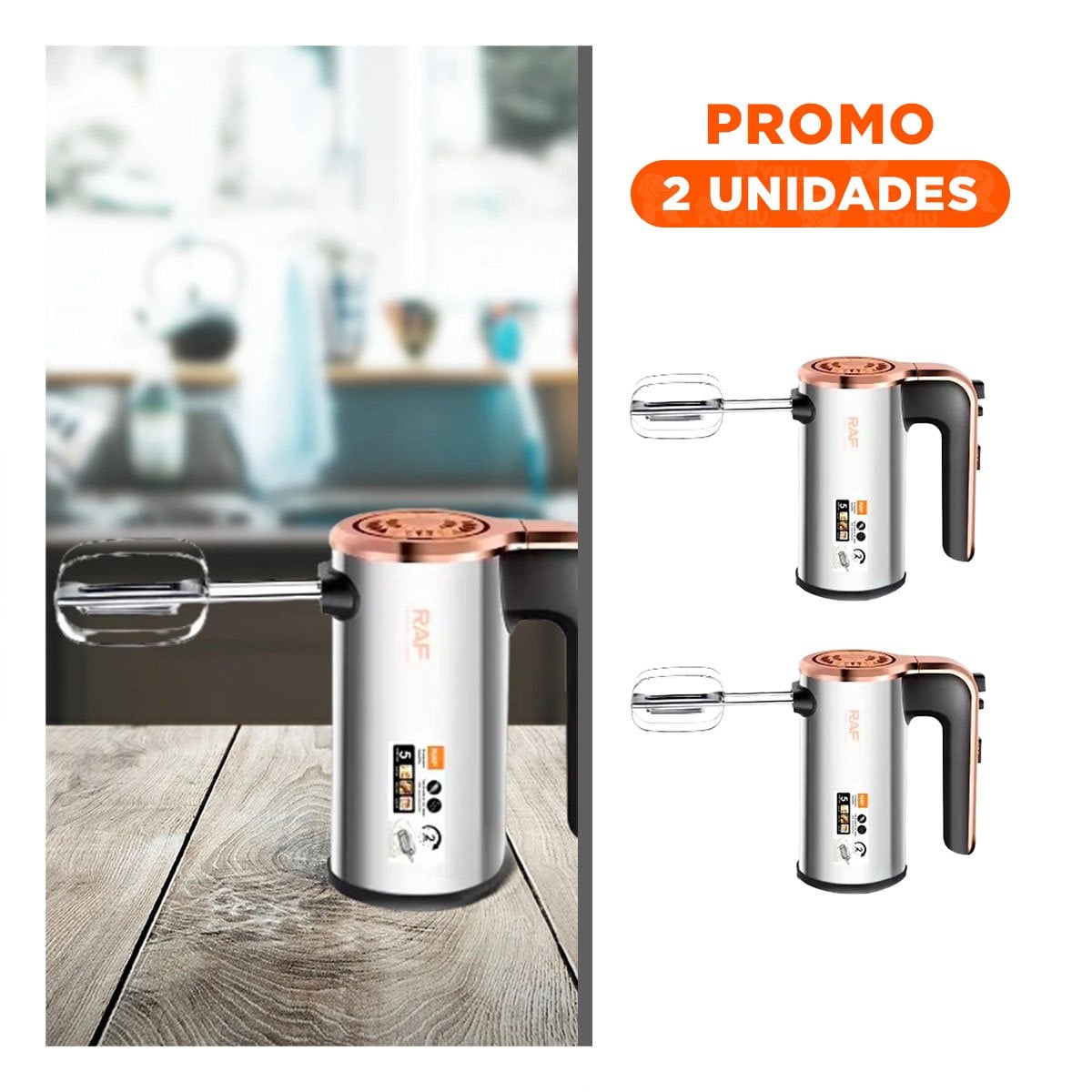 PACK2 TRITURADORA COLOR PLATEADO PARA HOGAR ELECTRICA FUNCIONAL - 1