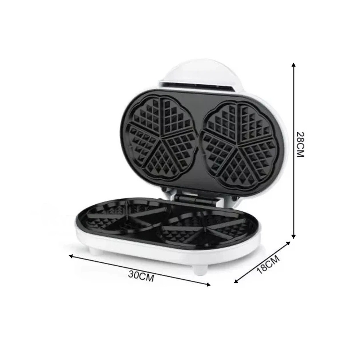 TOSTADORA ELECTRICA DOBLE BLANCO CON COCCION UNIFORME EN HOGAR YPAPEL REGALO - 4