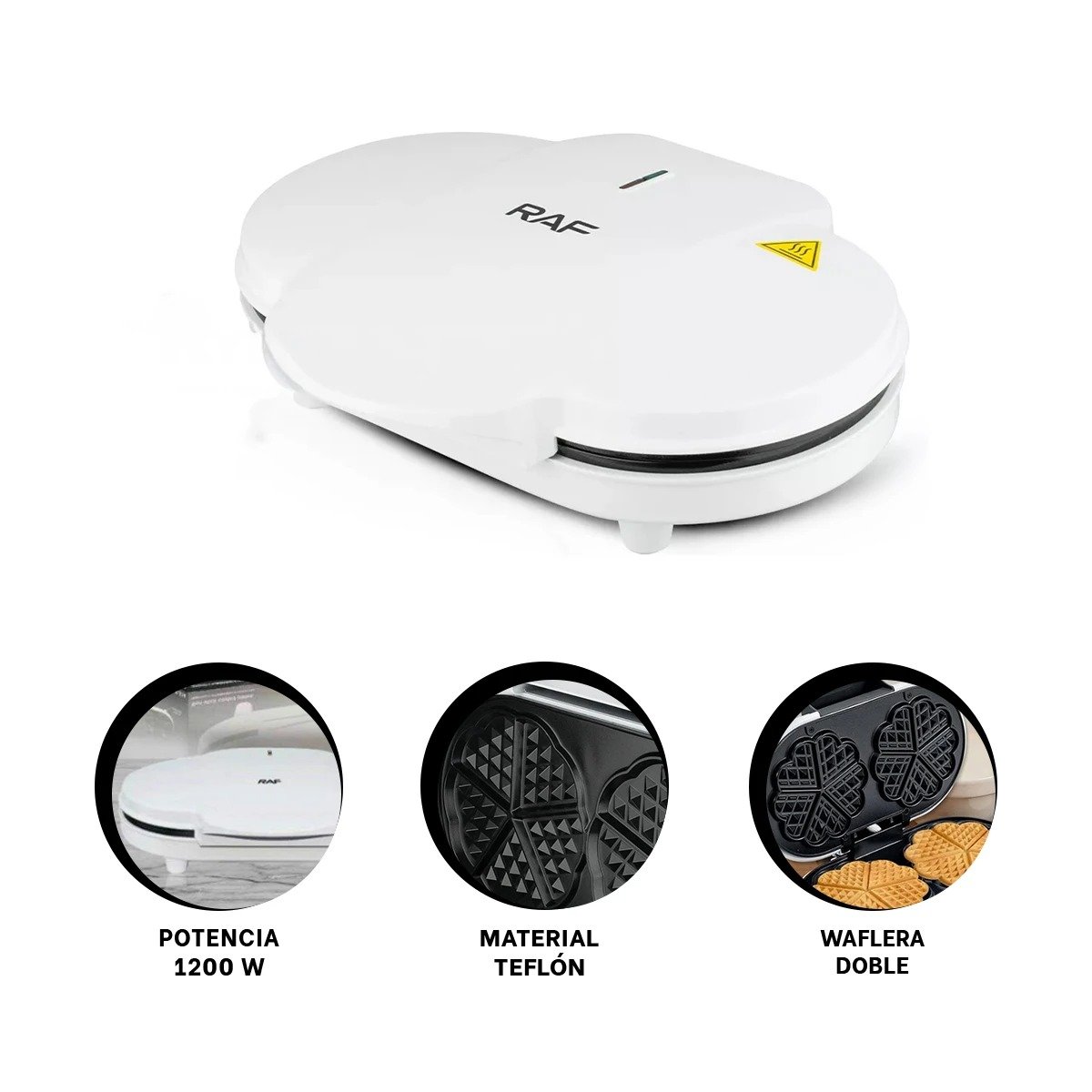 TOSTADORA ELECTRICA DOBLE BLANCO CON COCCION UNIFORME EN HOGAR YPAPEL REGALO - 5