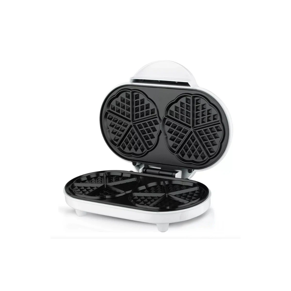SANDWICHERA ELECTRICA DOBLE BLANCO CON USO PRACTICO EN COCINA YLIGAS REGALO - 5