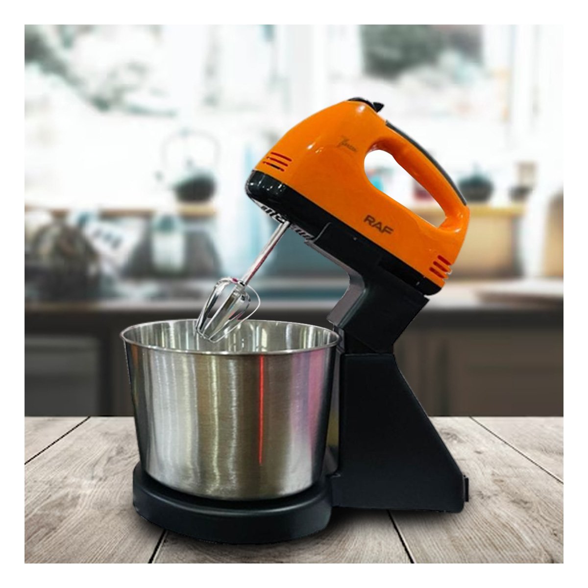 BATIDORA MULTIFUNCIONAL 2L CON PEDESTAL Y TAZON NARANJA PARA PREPARACIONES YSTICKY - 5