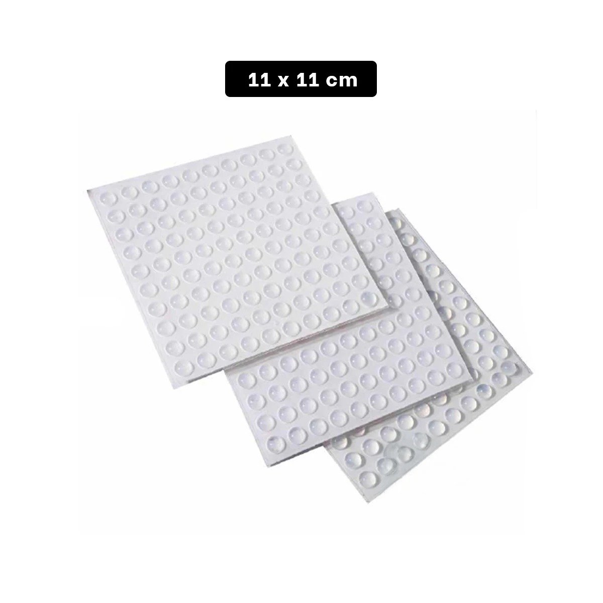 JUEGO 100 PIEZAS TOPES DE SILICONA TRANSPARENTE PARA PUERTAS EN CASA YPAPEL REGALO - 4