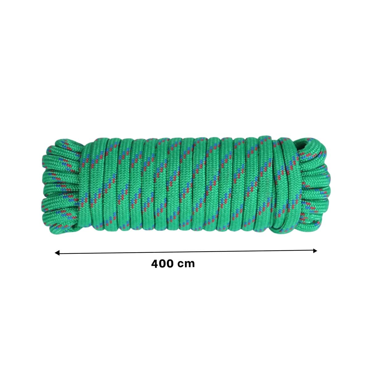 PACK6 SOGA 4M X 4CM VERDE DURADERA PARA AMARRE EN EXTERIOR Y CAMPING - 4
