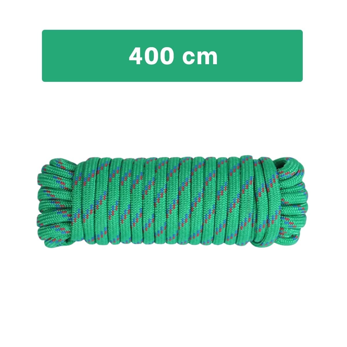 PACK12 SOGA 4M X 4CM VERDE REFORZADA PARA USO EN EXTERIOR Y TRABAJO YREGALO STICKER - 4