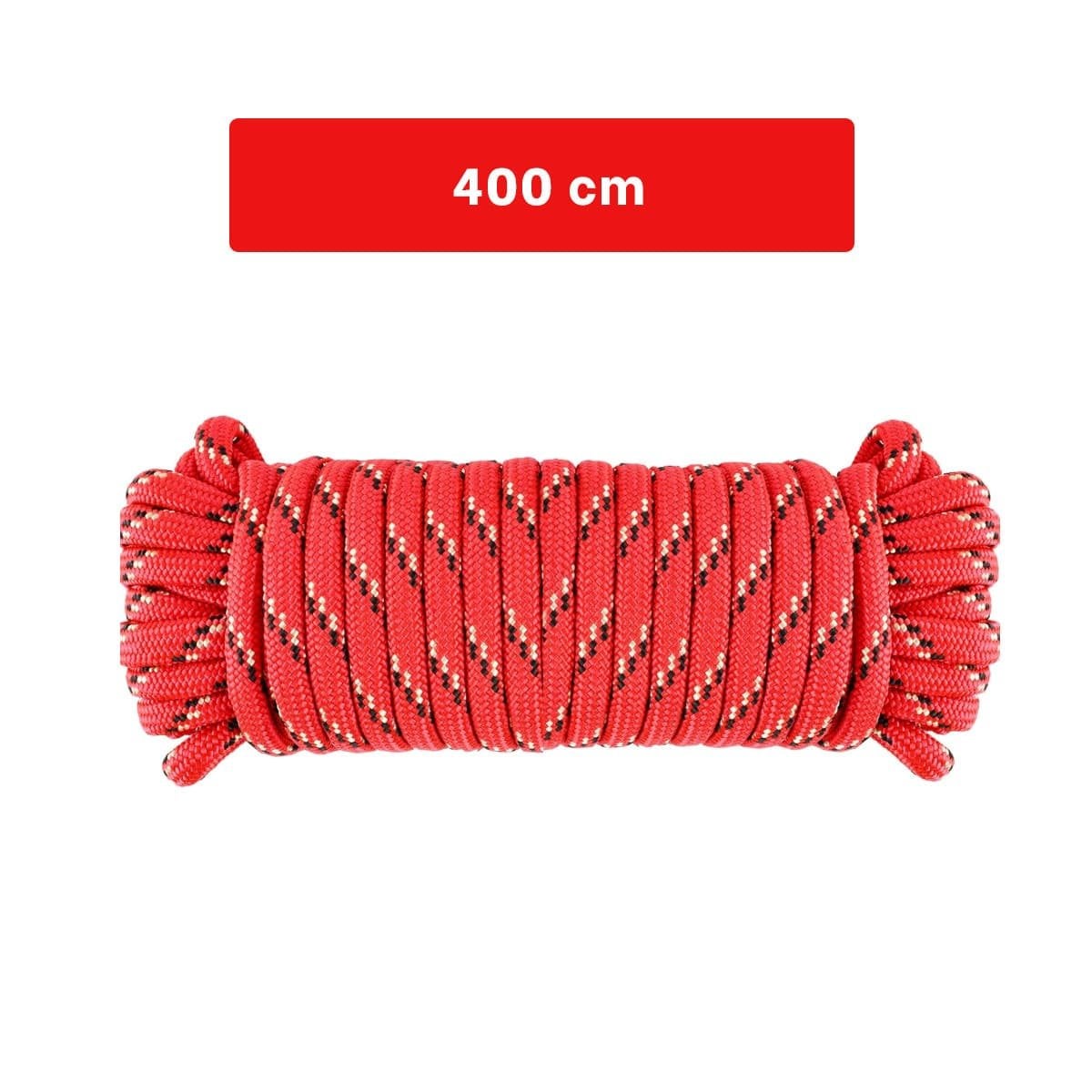 MECATE 4M X 4CM ROJO PARA SUJECION SEGURA EN CASA Y TALLER YPAPEL REGALO - 4