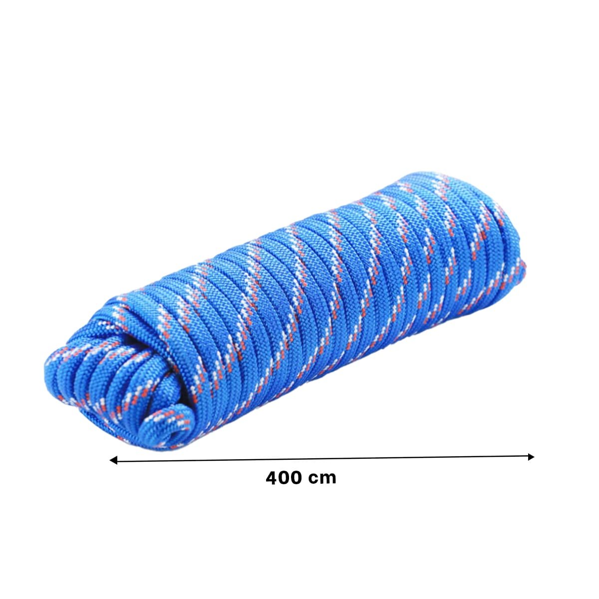 CORDEL 4M X 4CM AZUL DE ALTA RESISTENCIA PARA CAMPING Y USO DIARIO YLIGAS REGALO - 4