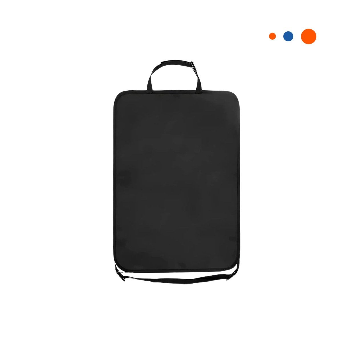 ORGANIZADOR PARA RESPALDO DE ASIENTO DE COCHE NEGRO CON COMPARTIMENTOS YREGALO STICKER - 1