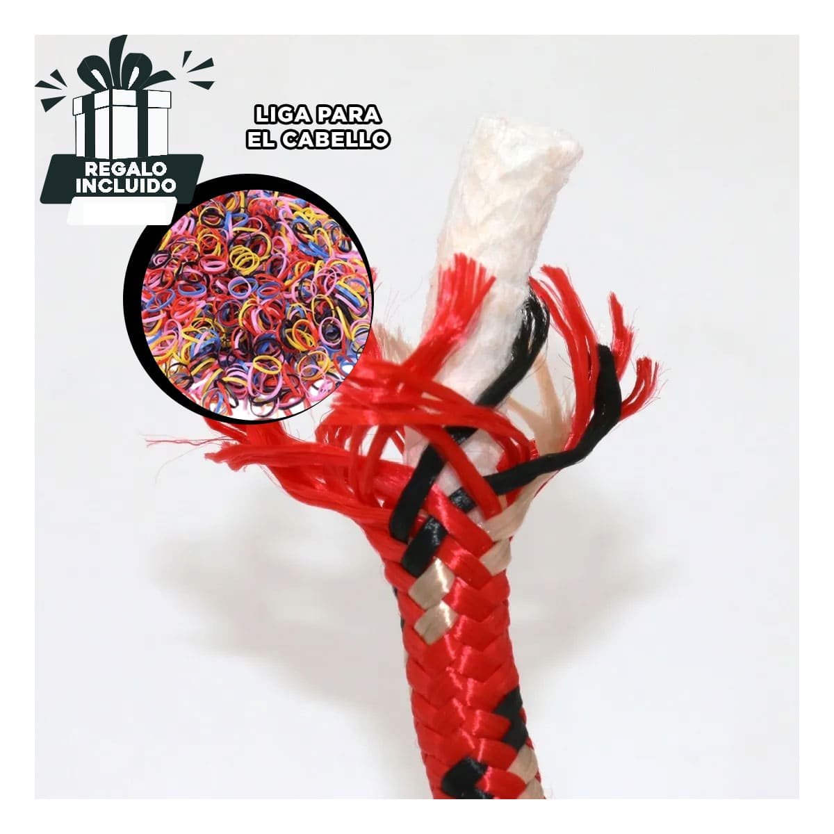 LAZO 4M X 4CM ROJO RESISTENTE PARA SUJECION FIRME EN HOGAR Y CONSTRUCCION YLIGAS REGALO - 2