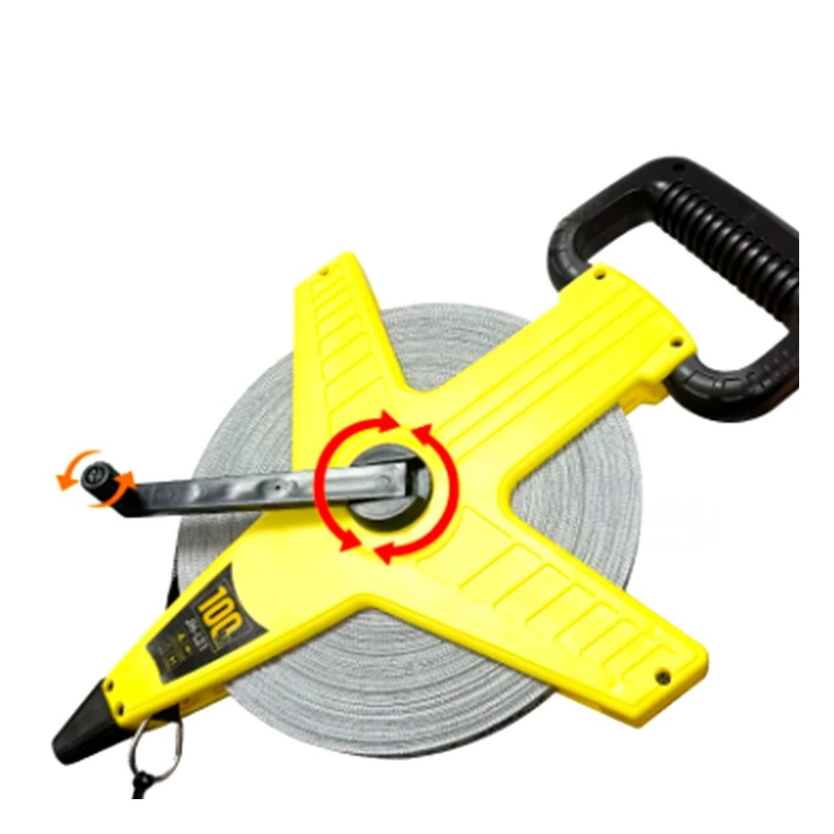 HERRAMIENTA DE MEDICION 50MT CON ASA AMARILLO PARA CAMPO YLIGAS REGALO - 5