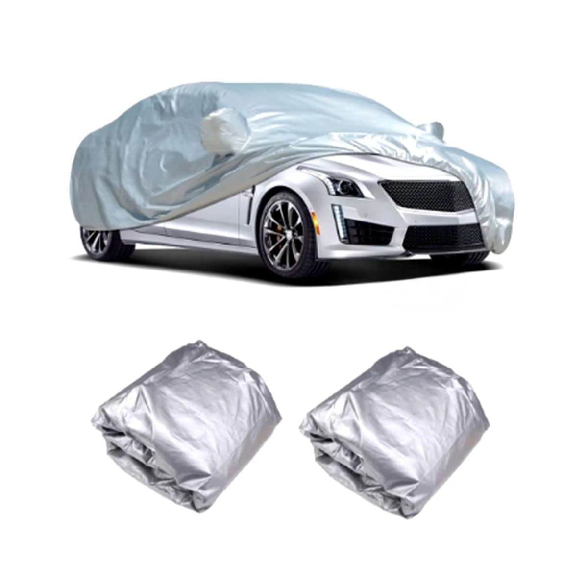 PROTECTOR PARA AUTO L 480X175X120CM GRIS CON COBERTURA TOTAL YREGALO STICKER - 1