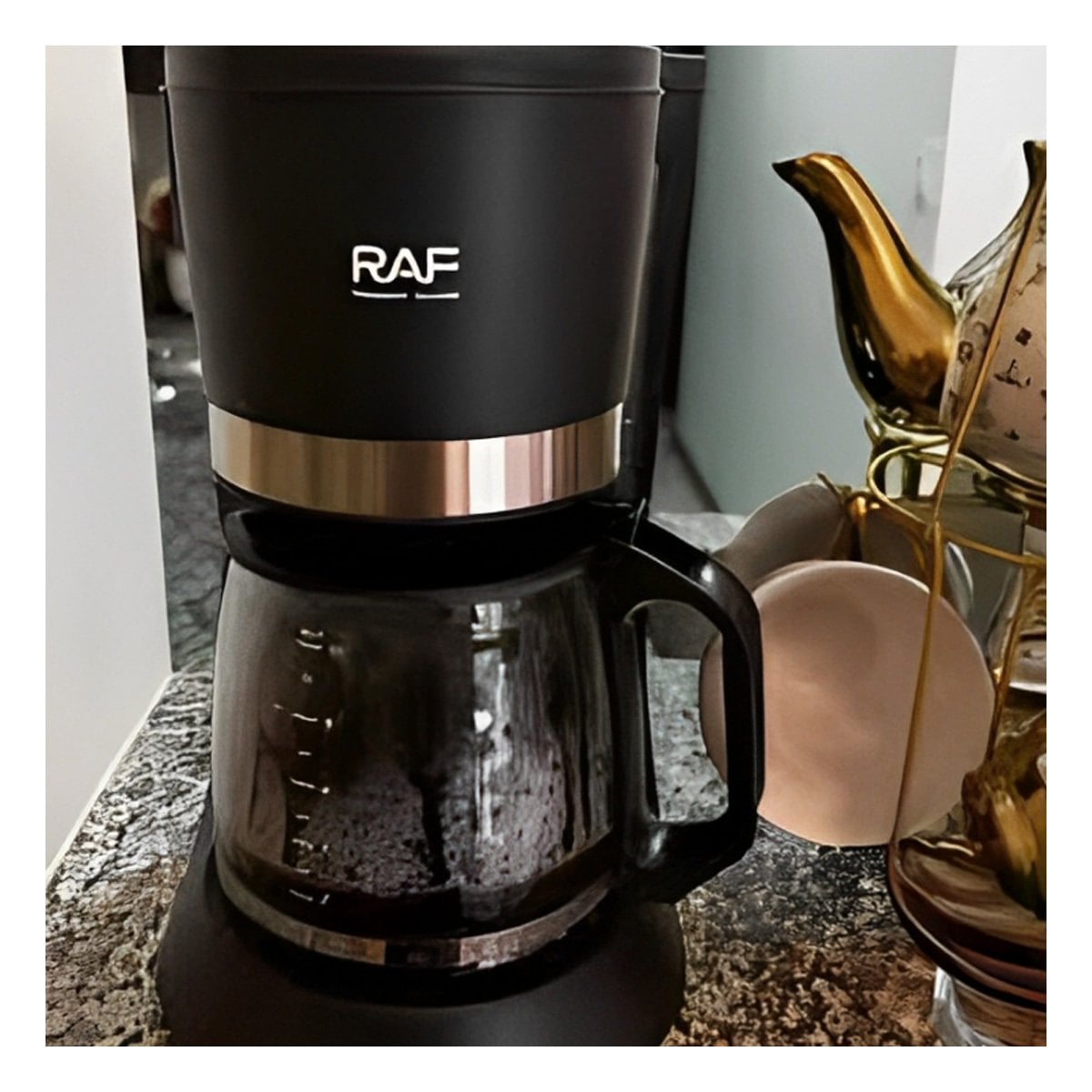 CAFETERA COMPACTA NEGRO CON SISTEMA AUTOMÁTICO Y SEGURO 1.2L YLIGAS REGALO - 3