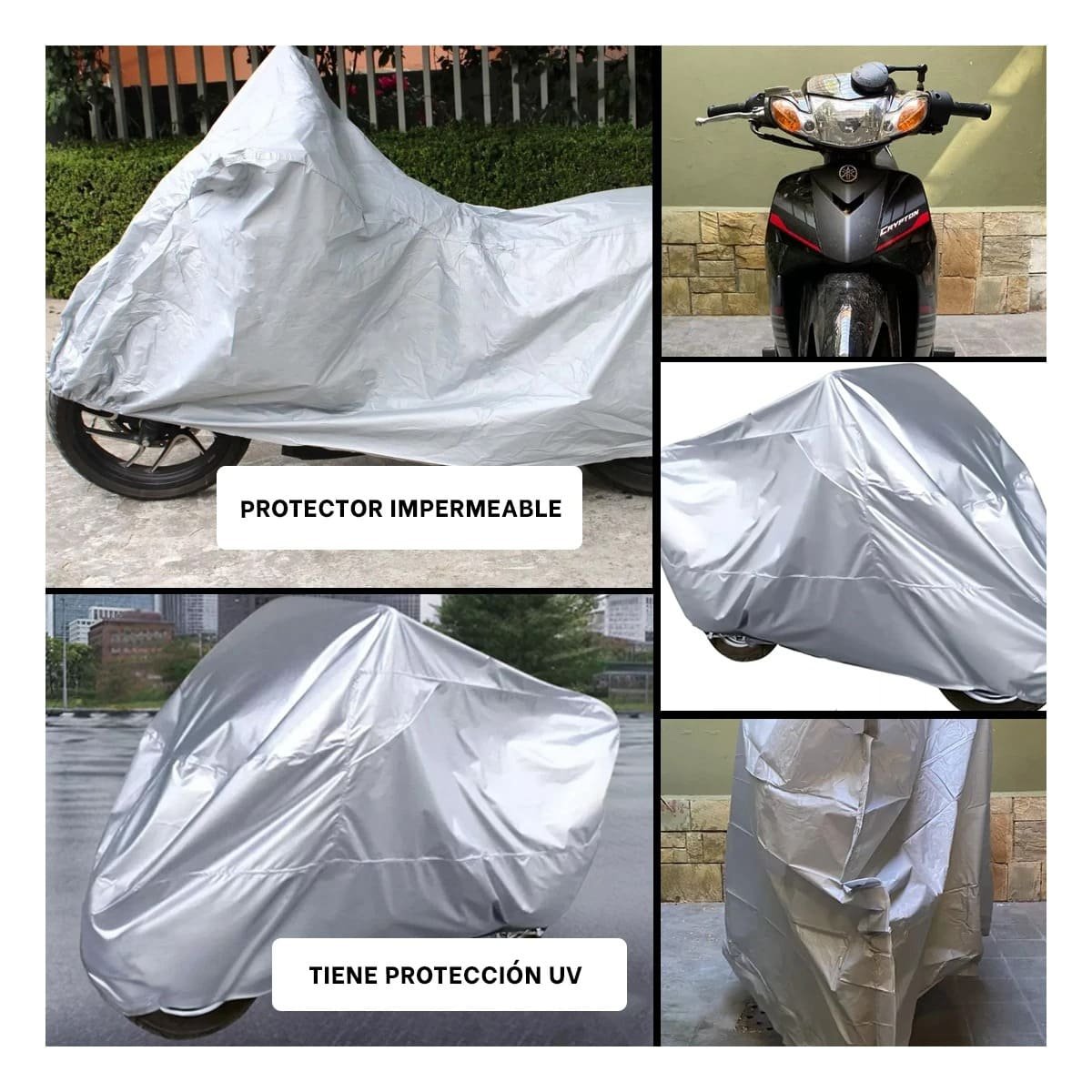 CAPAS PROTECTORAS PARA MOTO RESISTENTES AL CLIMA Y USO DIARIO YSTICKY - 2