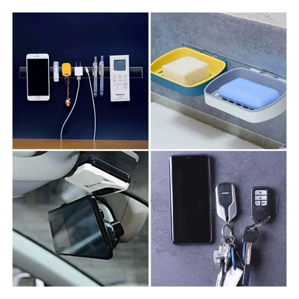 CINTA DOBLE CONTACTO DE 3 METROS MULTIFUNCIONAL RESISTENTE PARA HOGAR - 2