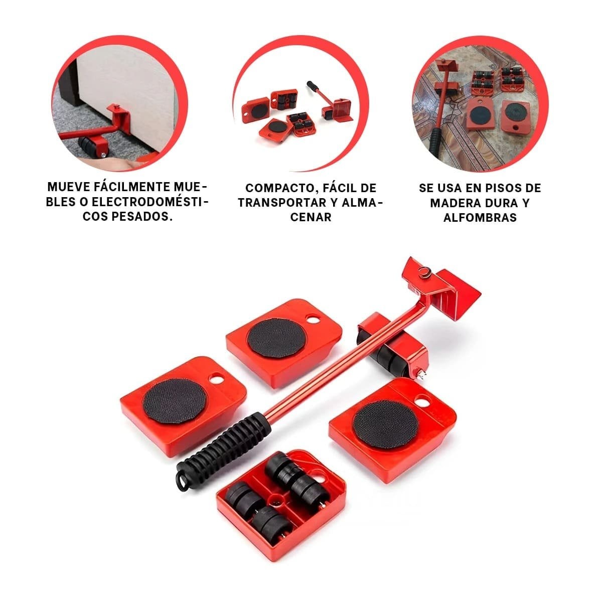 PAQUETE REMOVEDOR DE MUEBLES PARA MANTENIMIENTO Y CUIDADO DEL HOGAR YSTICKY - 5