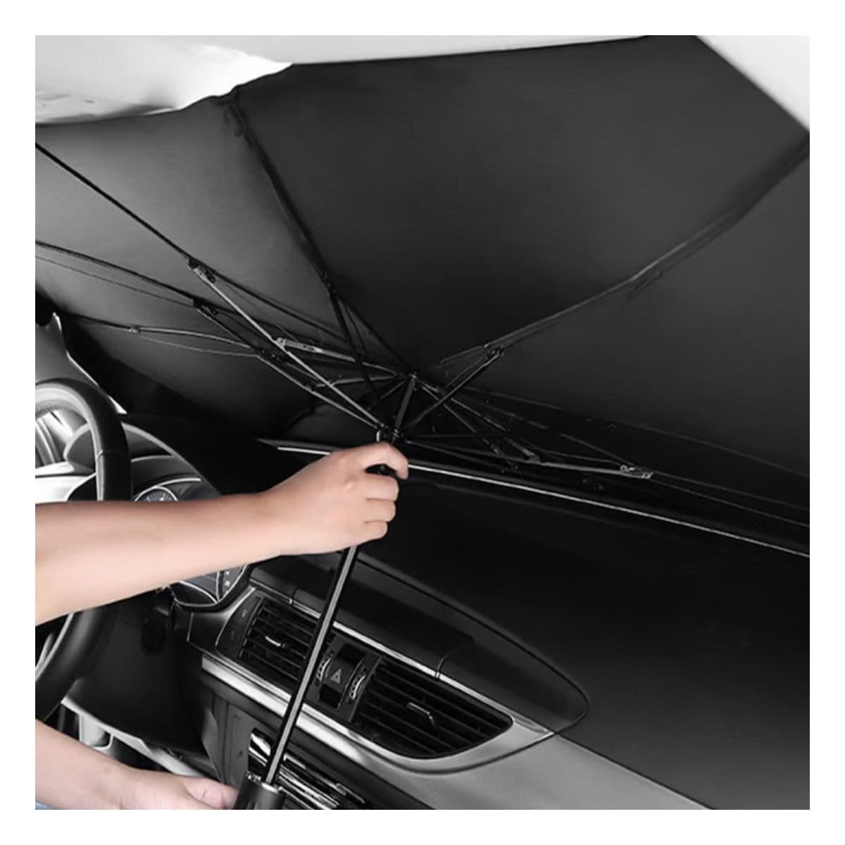 PACK4 DEFENSA SOLAR PLEGABLE PARA PARABRISAS CON ALTA CALIDAD YPAPEL REGALO - 2