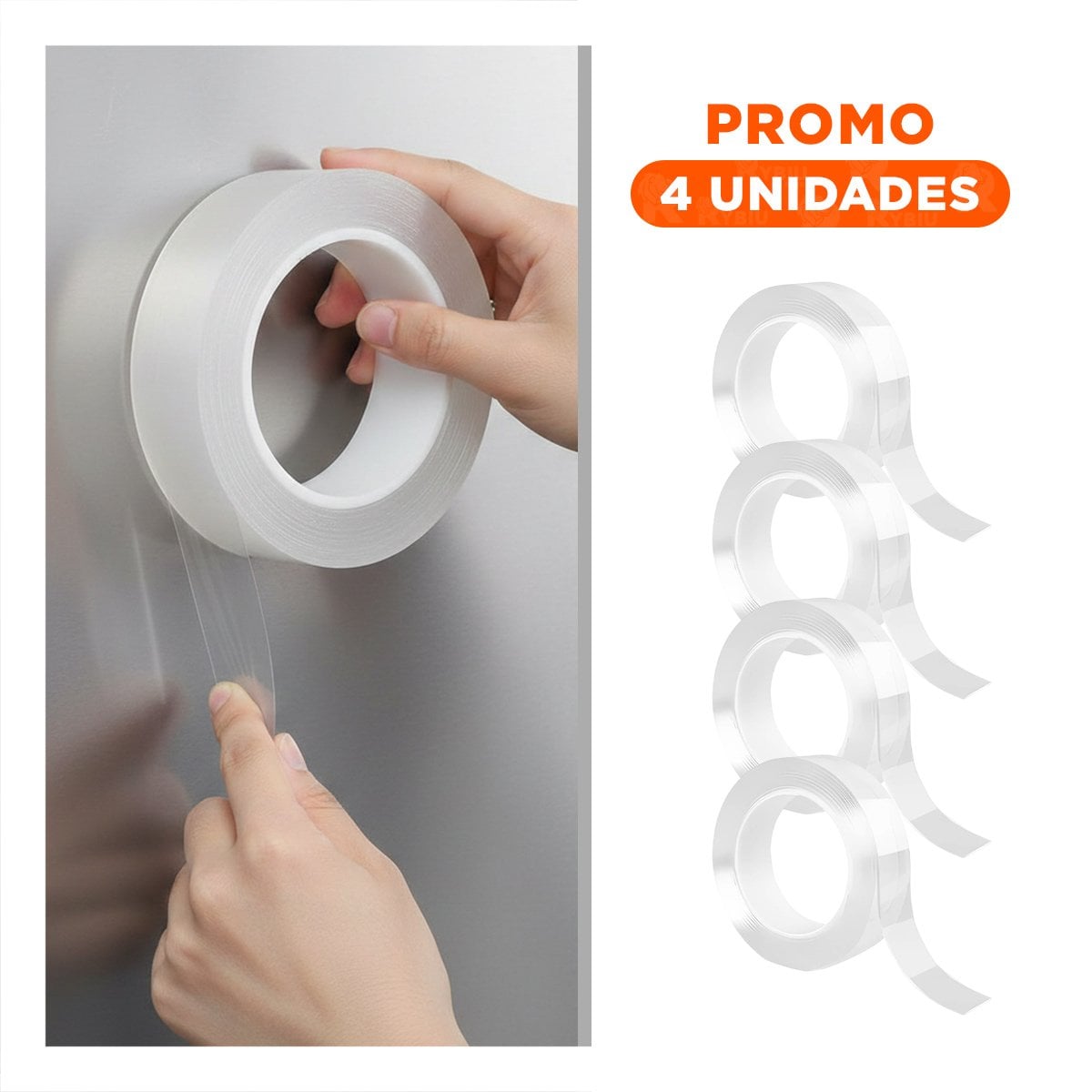 PACK4 SOPORTE DOBLE CONTACTO DE 3 METROS MULTIFUNCIONAL RESISTENTE PARA HOGAR - 1