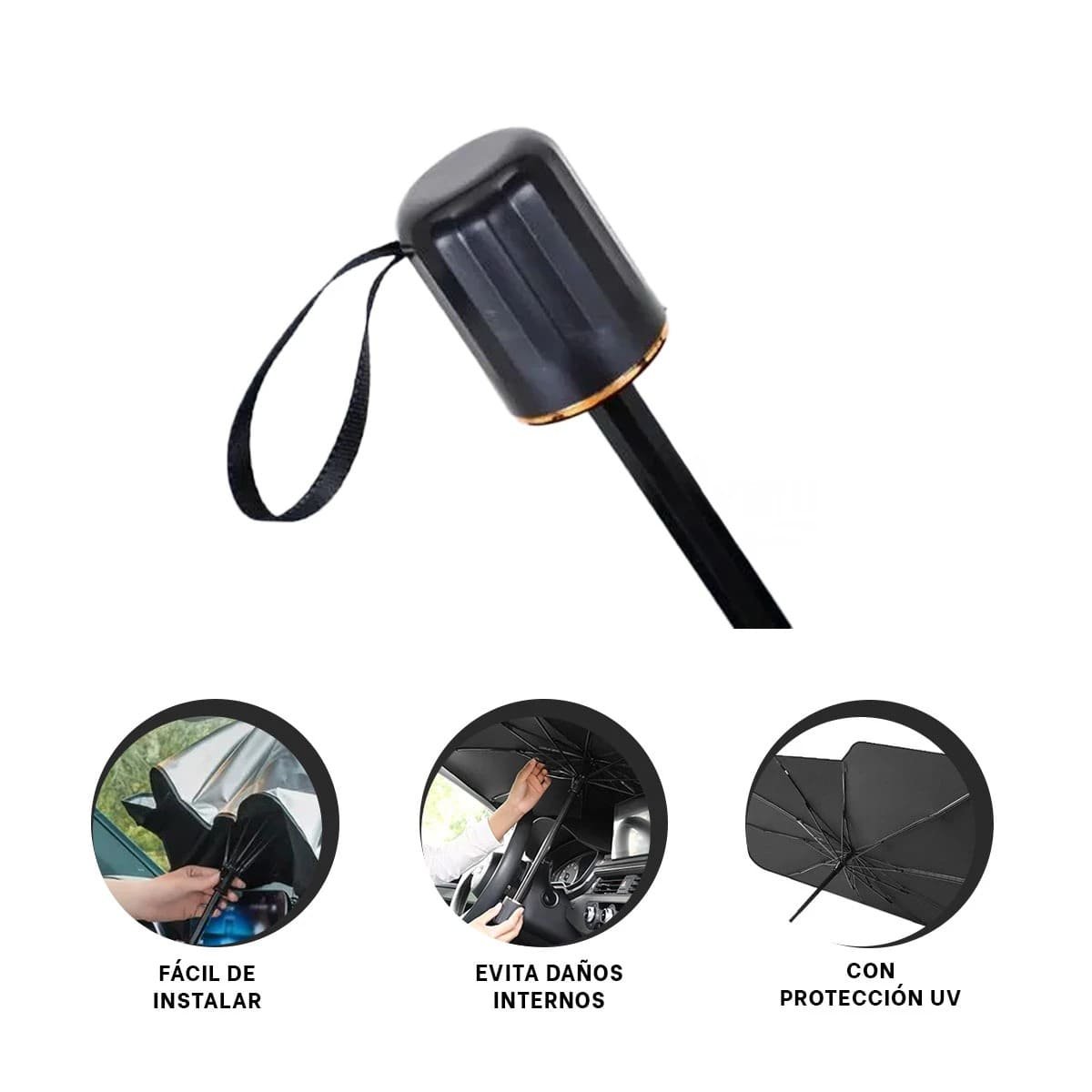 TOLDO PLEGABLE PARA AUTO CON SISTEMA EXPANDIBLE Y COBERTURA TOTAL CONTRA EL CALOR YSTICKY - 5
