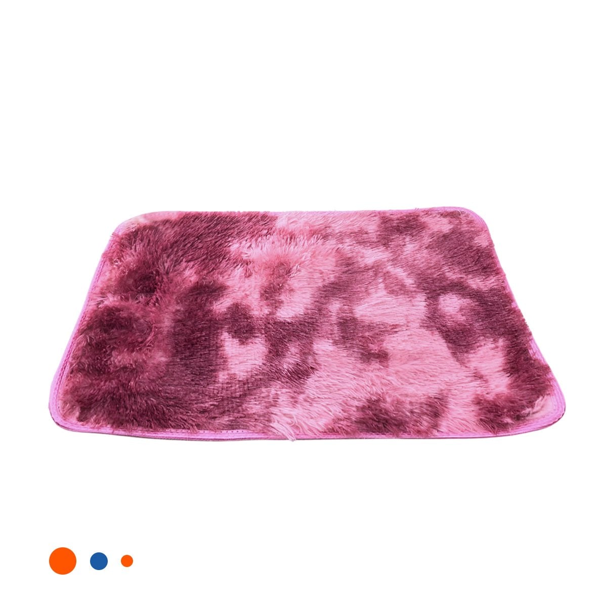 PACK4 TAPETE RECTANGULAR GUINDA Y ROSADO PELUCHE CON MEDIDA 40X60CM Y+PAPEL REGALO - 3