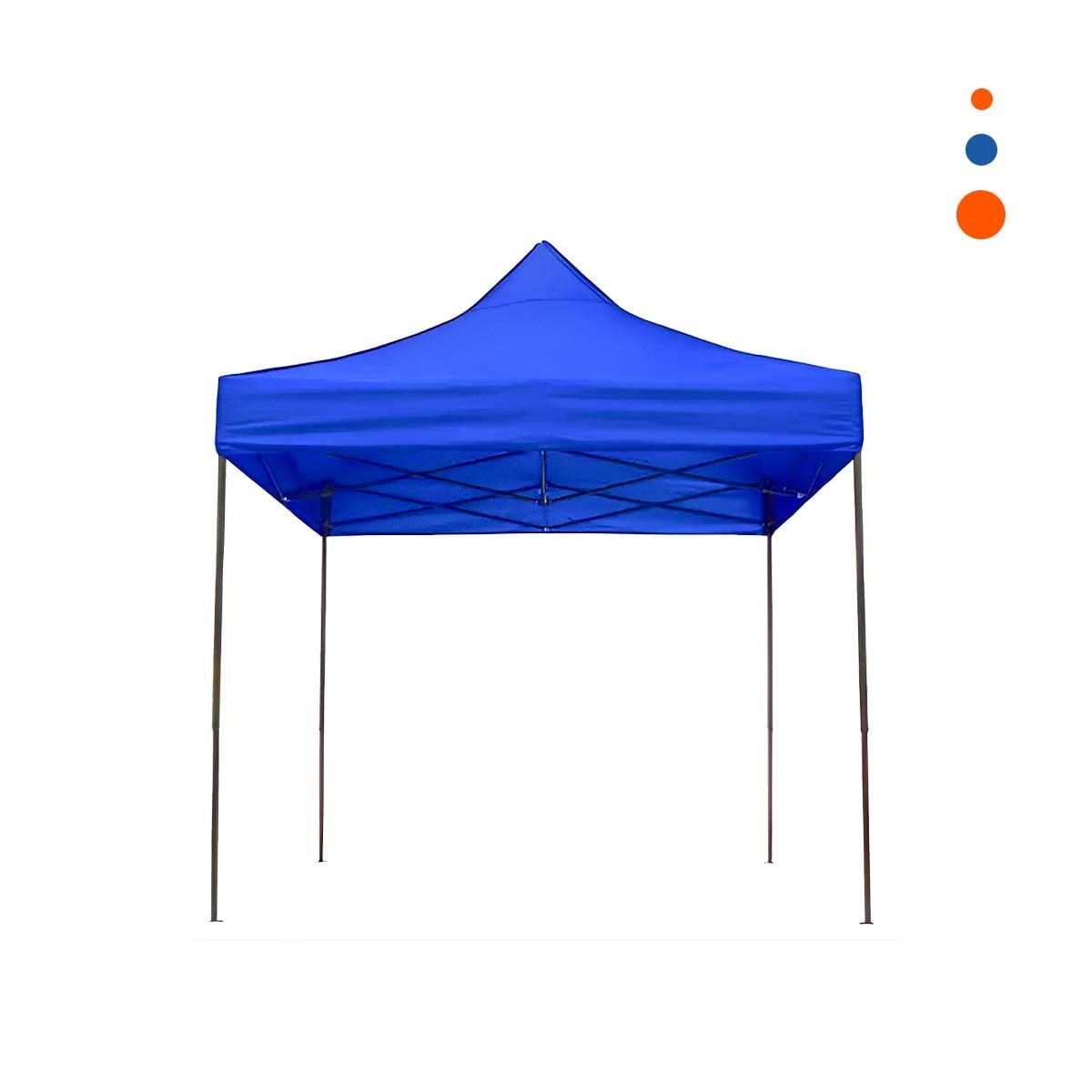TOLDO PLEGABLE DE USO EXTERIOR CON DIMENSIONES 3X3X2.3M Y ACABADO COLOR AZUL Y+REGALO STICKER - 1