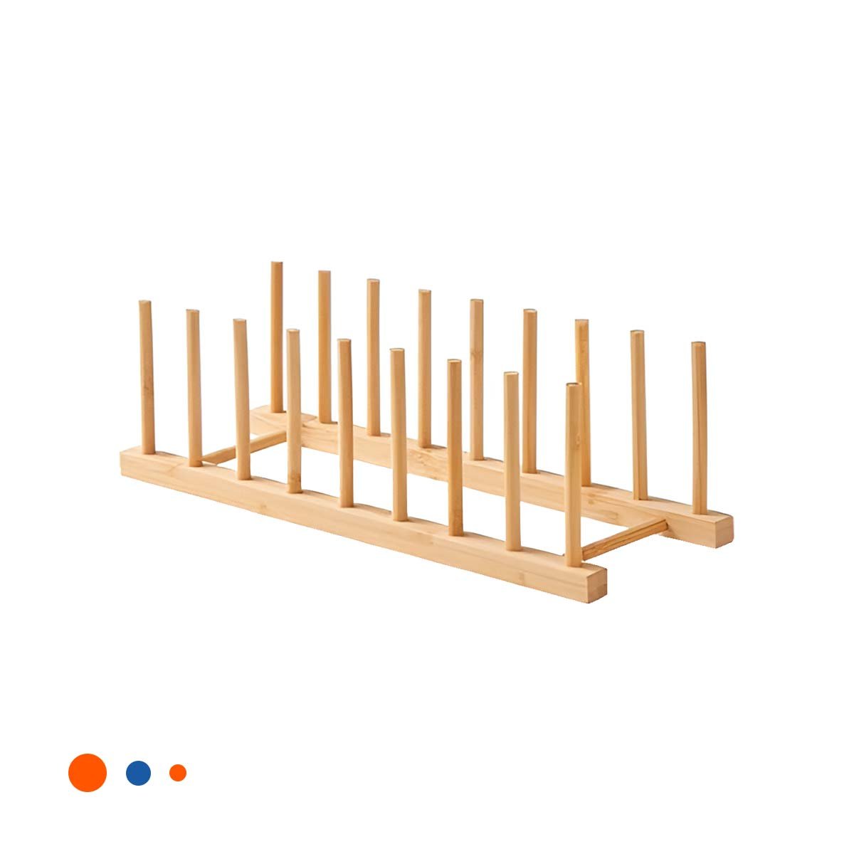 ORGANIZADOR FUNCIONAL DE BAMBU CON OCHO DIVISIONES PARA USO DIARIO COLOR MADERA Y+LIGAS REGALO - 5