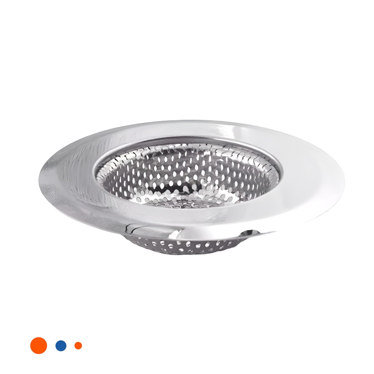 REJILLA FILTRADORA PLATEADO CON DIAMETRO 7CM PARA DRENAJE DE USO DIARIO Y+LIGAS REGALO - 5