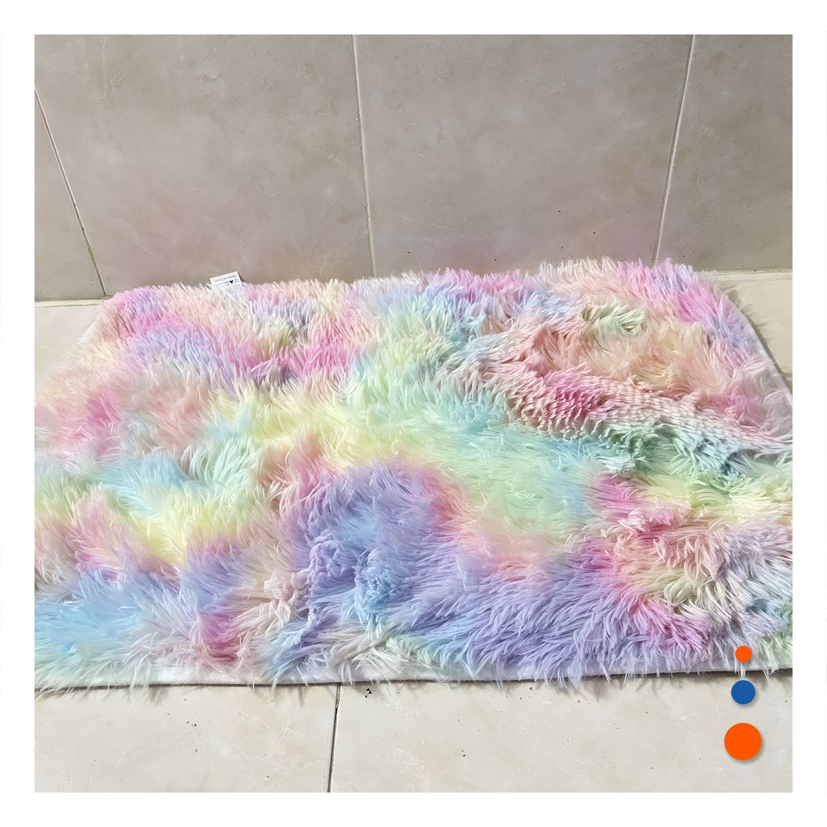 PACK12 BASE MULTICOLOR RECTANGULAR PELUCHE 40X60CM Y+REGALO STICKER - 5