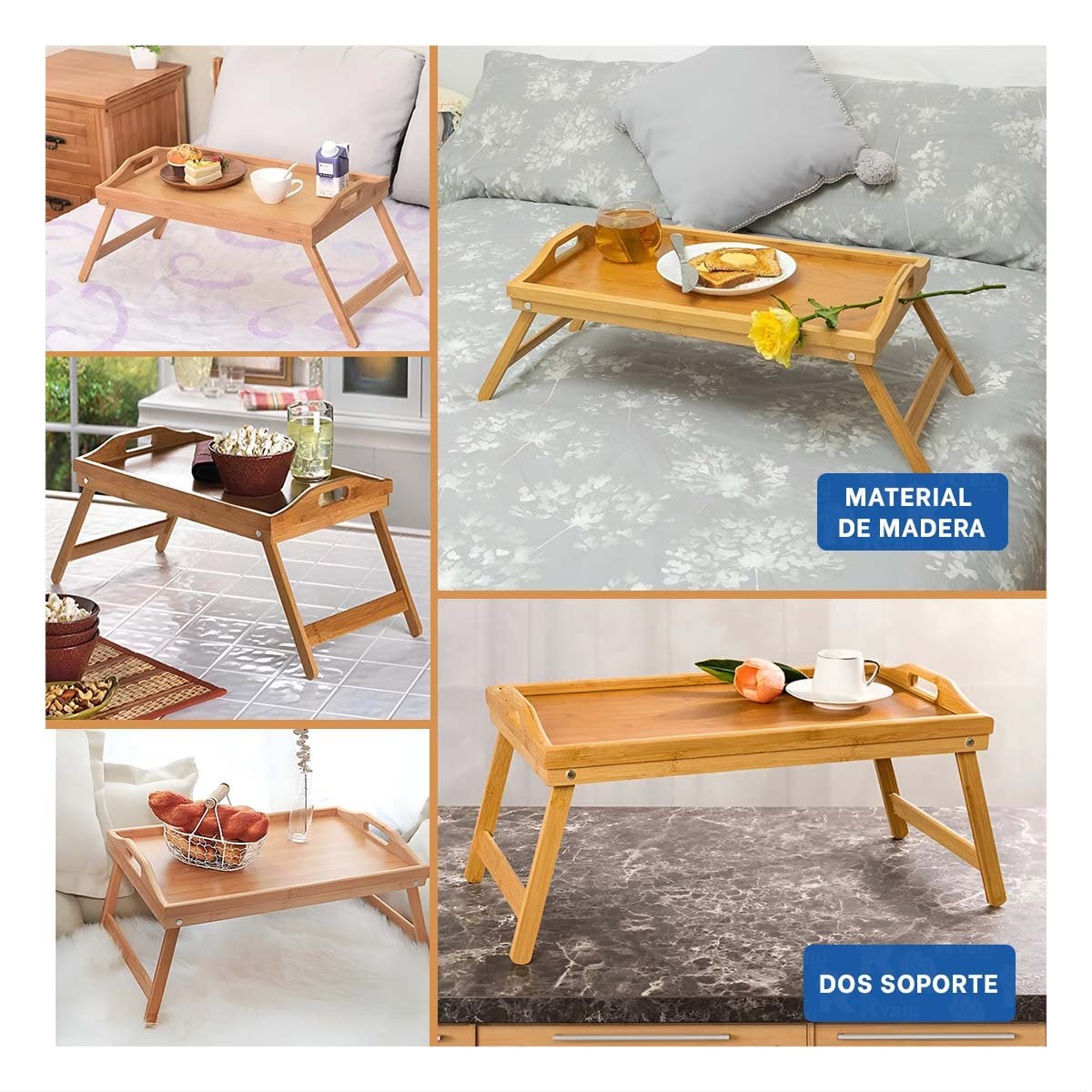 PLATAFORMA PLEGABLE PARA HOGAR EN MOSTAZA CON USO PRACTICO Y DECORATIVO Y+POST IT - 2