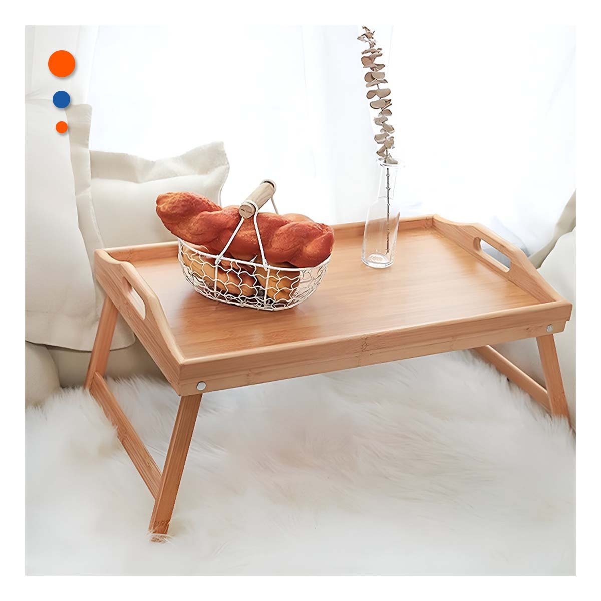PACK2 MUEBLE AUXILIAR PLEGABLE PARA CASA EN TONO MOSTAZA CON DISENO FUNCIONAL Y+PAPEL REGALO - 5
