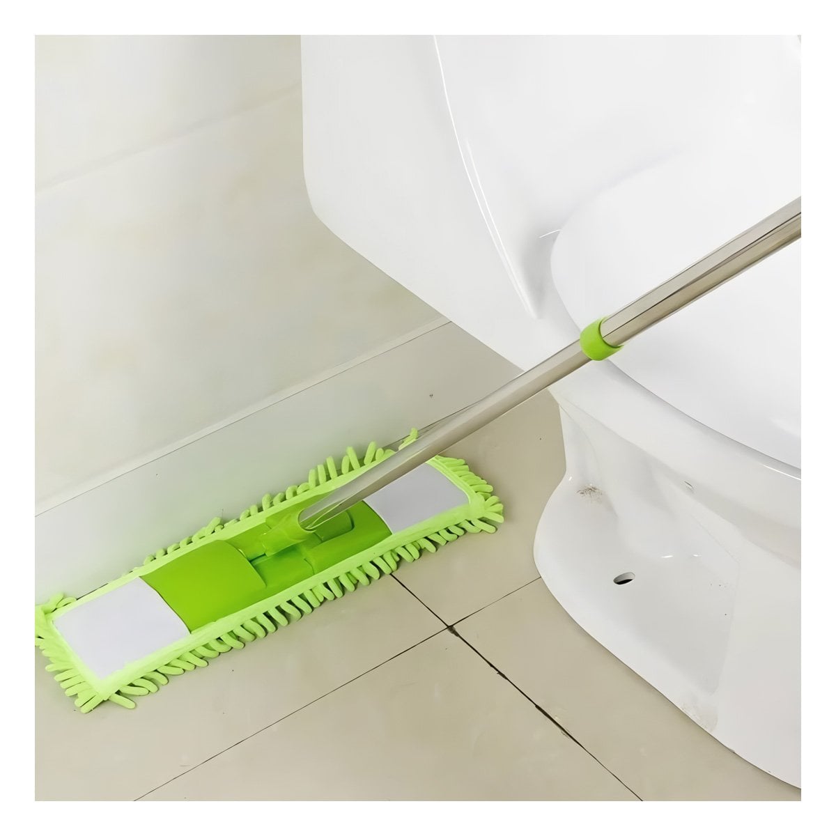 PACK6 REPUESTO RECTANGULAR DE MICROFIBRA VERDE SUAVE Y RESISTENTE PARA PISOS Y+PAPEL REGALO - 2