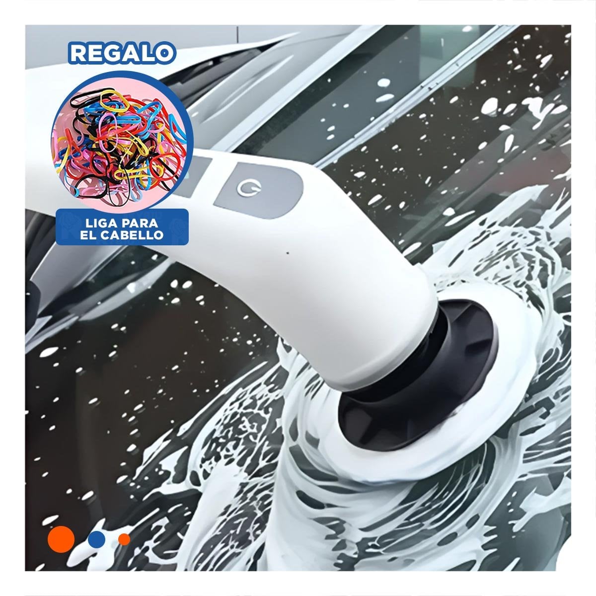 LIMPIADOR DE LIMPIEZA ELECTRICO BLANCO 7 EN 1 PARA CASA USO DIARIO Y COMODO Y+LIGAS REGALO - 2