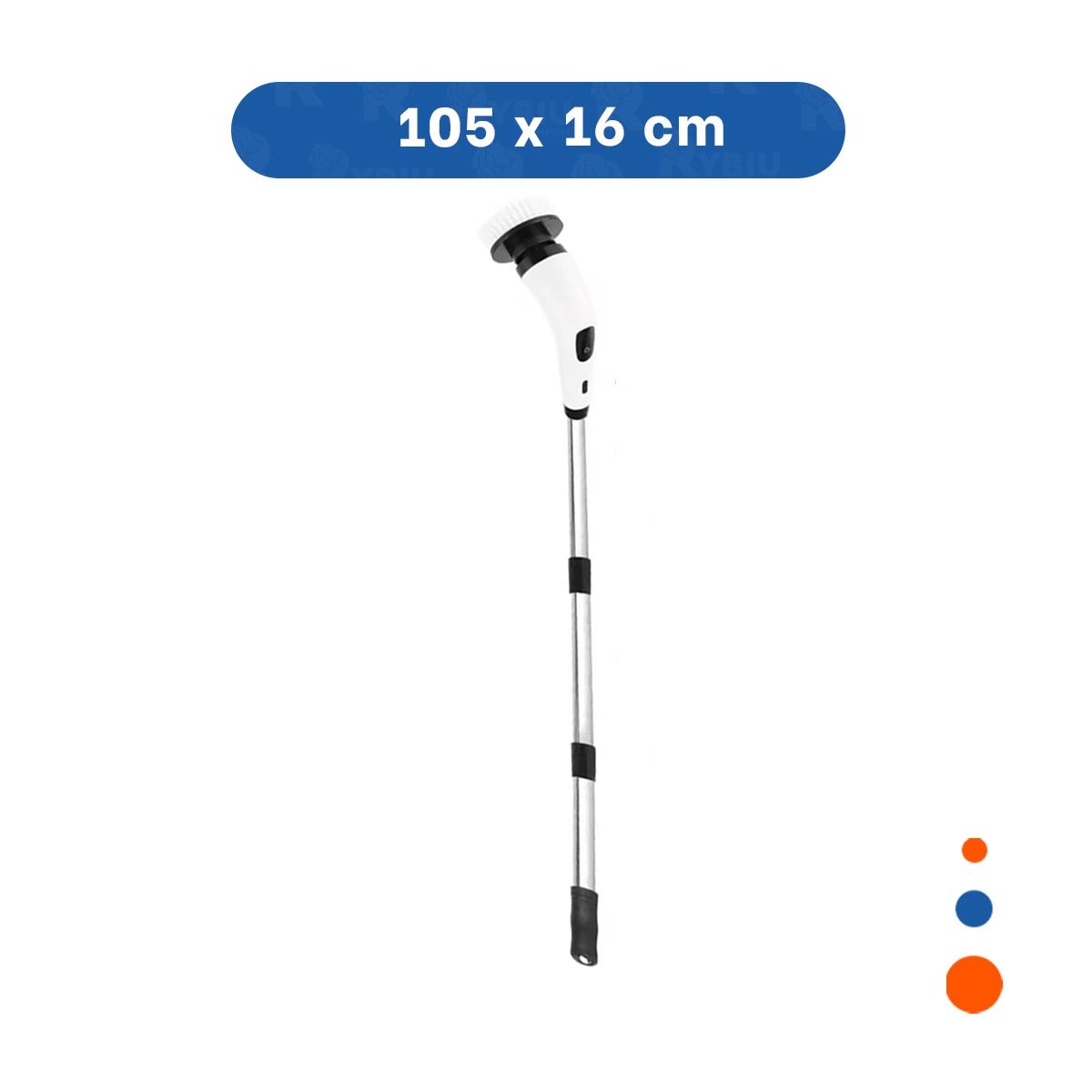 PACK2 DISPOSITIVO DE LIMPIEZA ELECTRICO BLANCO 7 EN 1 PARA CASA PRACTICA - 4