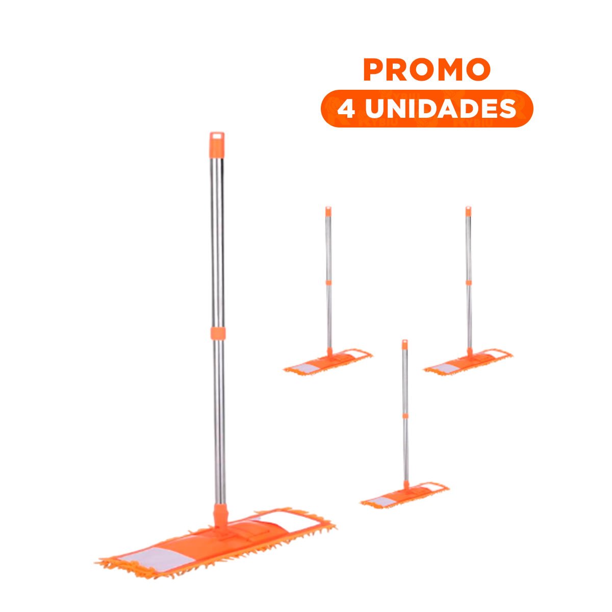 PACK4 TEXTIL RECTANGULAR DE MICROFIBRA NARANJA DE SECADO RAPIDO USO DIARIO - 1