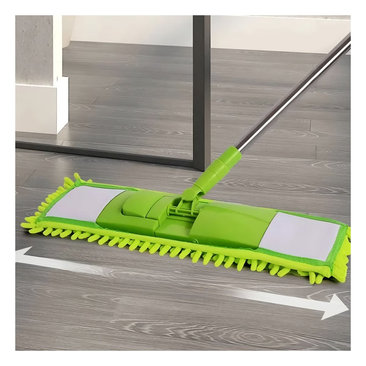 PACK12 FIBRA RECTANGULAR DE MICROFIBRA VERDE PARA LIMPIEZA DEL HOGAR DIARIO Y+PAPEL REGALO - 3