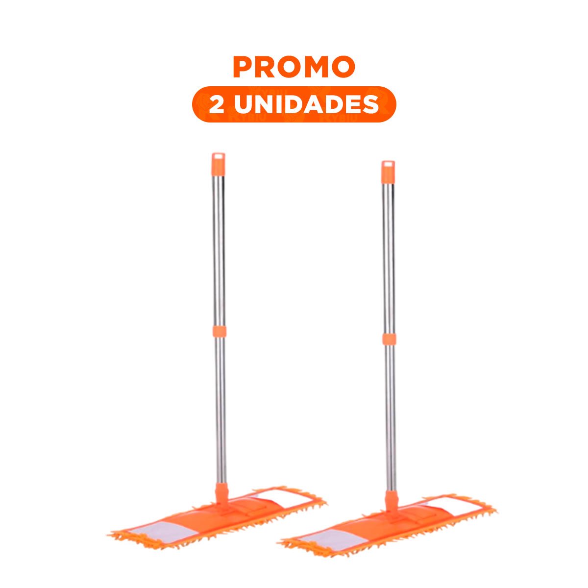 PACK2 TEXTIL RECTANGULAR DE MICROFIBRA NARANJA SUAVE Y RESISTENTE PARA PISOS Y+REGALO STICKER - 1