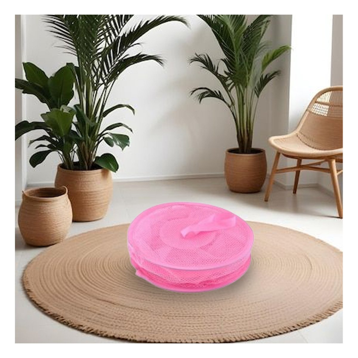 PACK2 SOPORTE COLGANTE TIPO RED 3 NIVELES FUCSIA RESISTENTE USO DIARIO Y+REGALO STICKER - 3