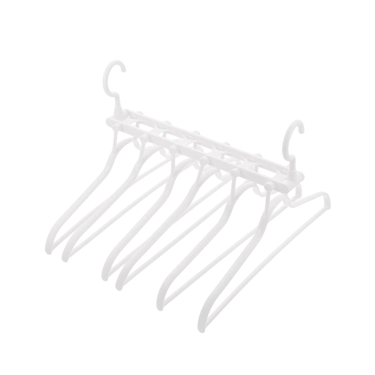 PACK6 ESTRUCTURA PLEGABLE 6 EN 1 BLANCO MODERNO PARA ORDEN EN HABITACION Y+REGALO STICKER - 2