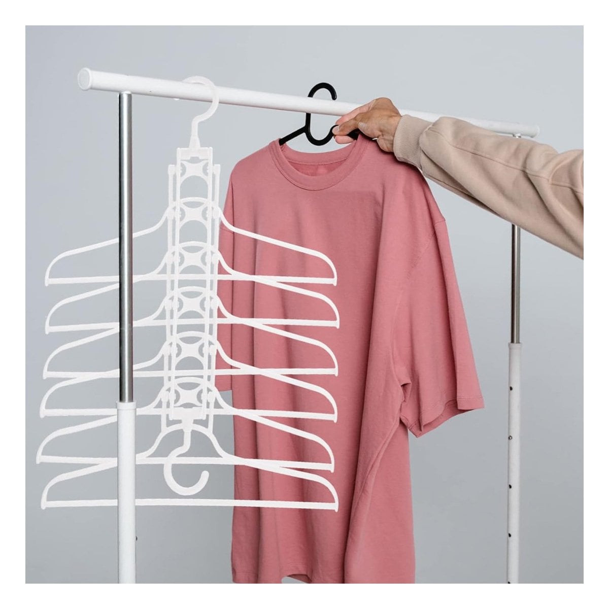 PACK12 MODULO PLEGABLE 6 EN 1 BLANCO MULTIFUNCIONAL PARA ORGANIZAR ROPA Y+PAPEL REGALO - 3