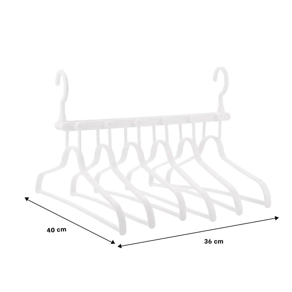 PACK12 MODULO PLEGABLE 6 EN 1 BLANCO MULTIFUNCIONAL PARA ORGANIZAR ROPA Y+PAPEL REGALO - 4